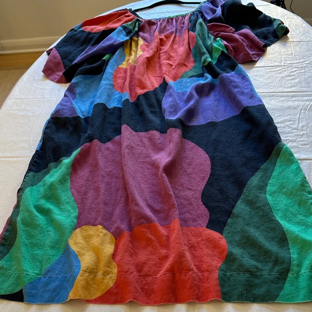 Mara Hoffman Multicolor Hemp Muumuu - Picture 6 of 11